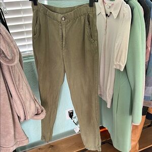 Alex Mill Olive Green Casual linen Pants